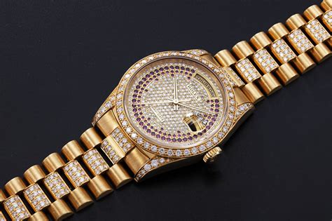 rolex day date with diamonds